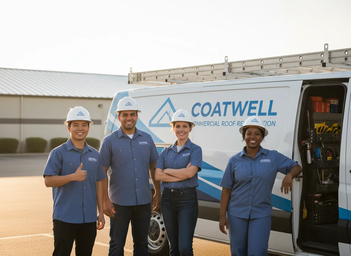 Commercial roof coating company in Bonaire, GA